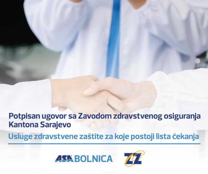 ASA Bolnica potpisala ugovor sa Zavodom zdravstvenog osiguranja KS